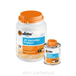 LOBA WS 2K INVISIBLE PROTECT 1 L lakier o wytrzymałości lakieru ceramicznego nie zmieniający wyglądu drewna - efekt surowego drewna