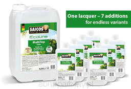 SAICOS ECOLINE MULTI TOP 5l  lakier poliuretanowy z efektem surowej podłogi