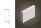 Listwa MDF Plus Biała 10x60mm Classic R10  Mini