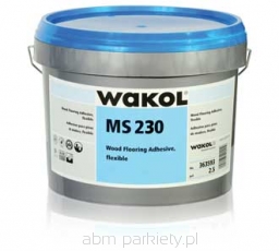 WAKOL MS 230 18kg klej polimerowy do parkietów i desek warstwowych oraz litych do szerokości  8cm