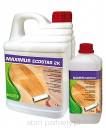 MAXIMUS ECOSTAR  2K  5,5 L półmat dwuskładnikowy lakier do parkietu 