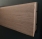 Cokół dąb 70x11mm surowy fornirowany na mdf  