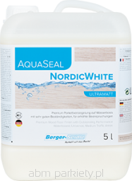 Berger Seidle NordicWhite 5L  ultramatt lakier w kolorze białym do parkietów i desek  