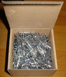 Gwoździe stalowe hartowane 1,5x25 mm jasne 